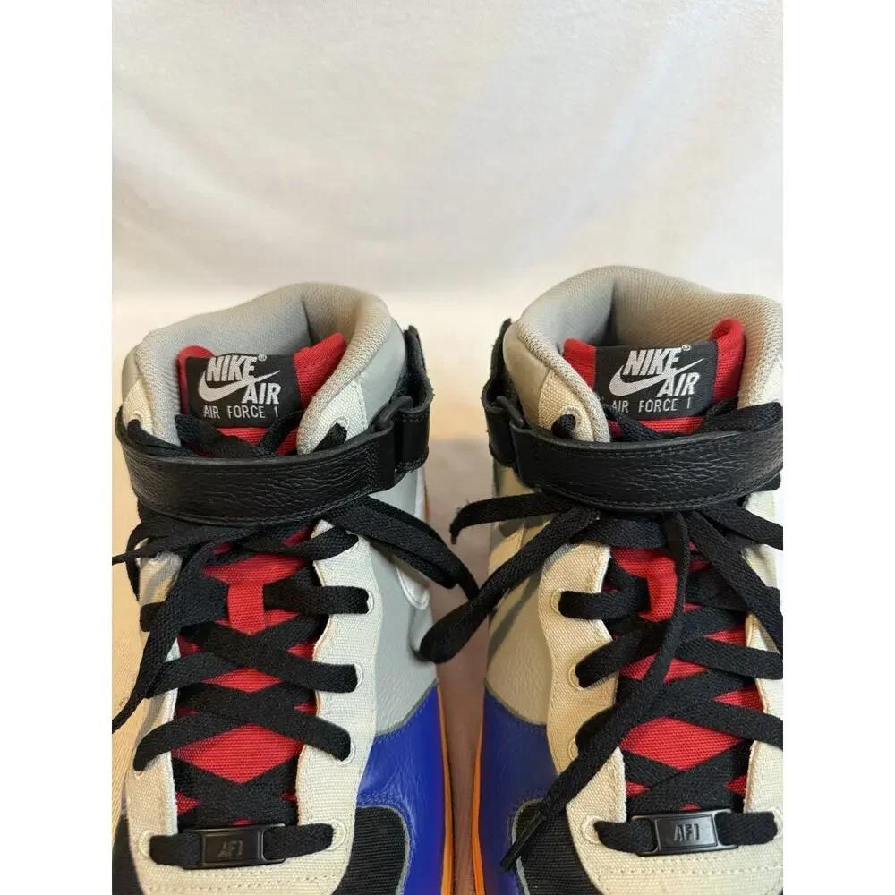 Nike Air Force 1 Mid By You Custom Strap High Top Men’s Size 11.5 DV3908-900